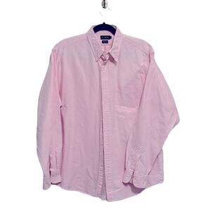 J. crew Mens pink button down long sleeve dress shirt size 16.5 - 36